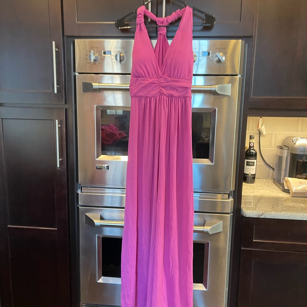 Pink maxi dress size large NWT - Picture 5 of 8